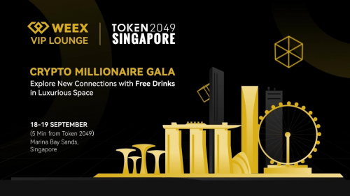 WEEX加密百万富翁盛会：带你玩转TOKEN2049新加坡站